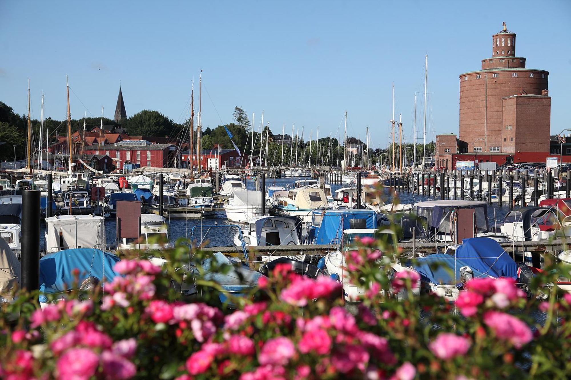 Kleine Qualle Eckernförde Buitenkant foto