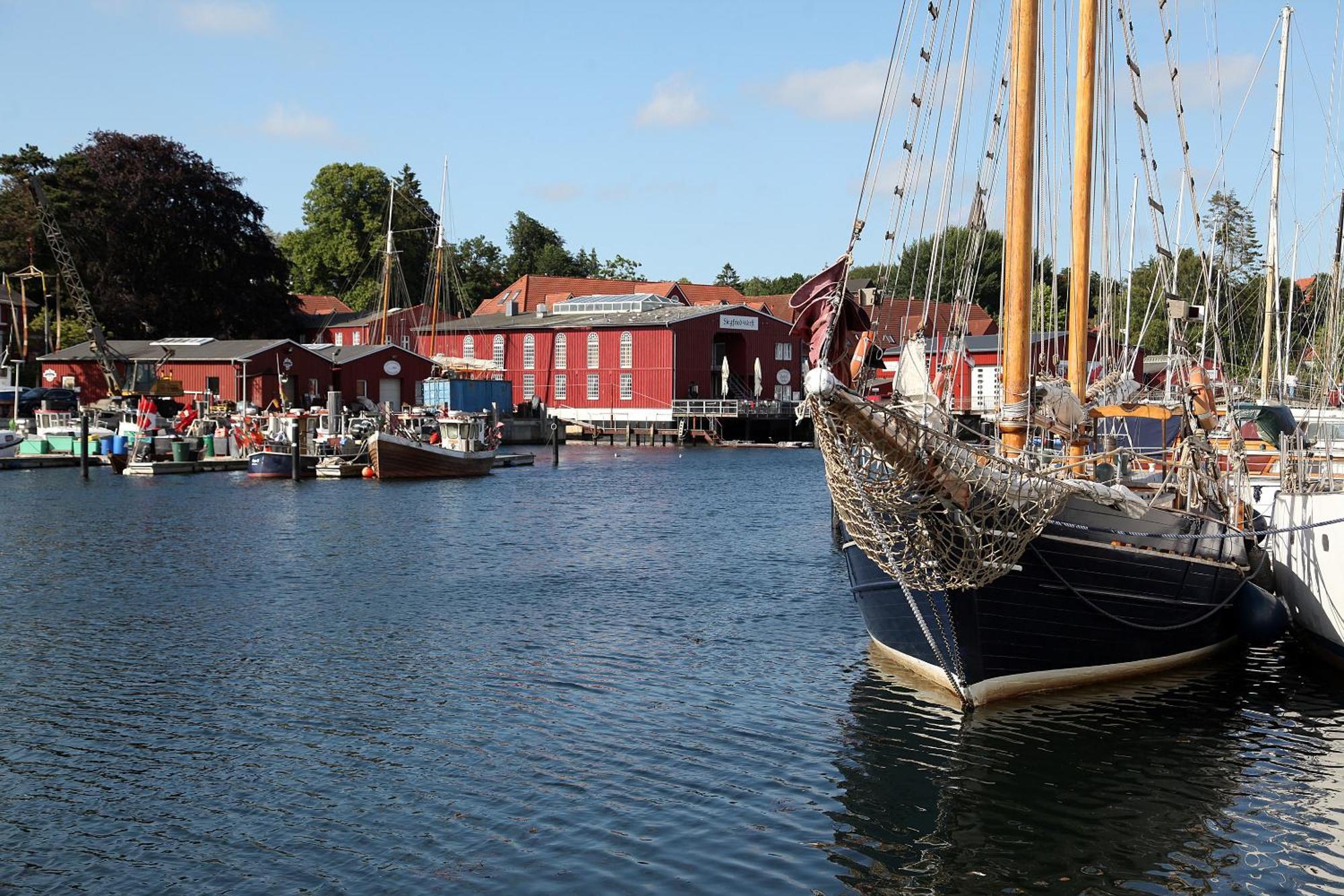 Kleine Qualle Eckernförde Buitenkant foto